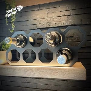 מעמד דקורטיבי ל-בקבוקי יין &#8211; כוורת מבית סטודיו  EVA
