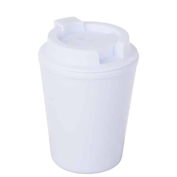 כוסות תרמיות - כוס דופן כפולה לבן