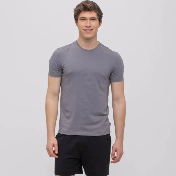 חולצה ממותגות - אפור