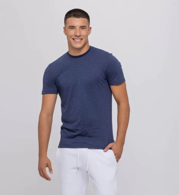 חולצה ממותגות - כחולה