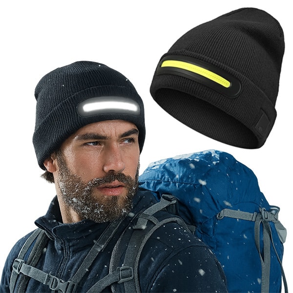 כובעים ממותגים - כובע עם פנס