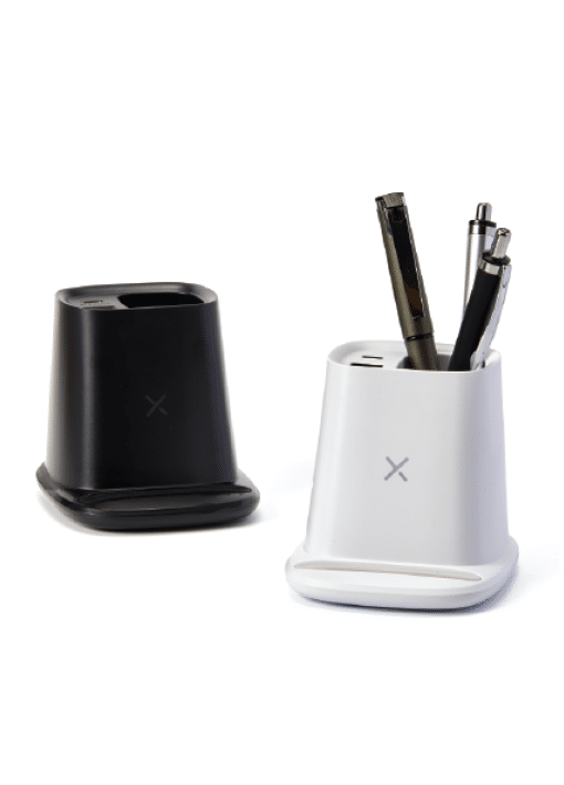 גאדג'טים - מטען מהיר מעמד עטים לבן