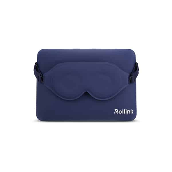 לייף סטייל - כרית לנסיעות ומסכה רוליניק נייבי