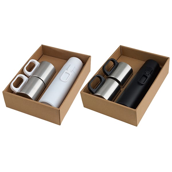 בקבוקים ממותגים - סט תרמוס