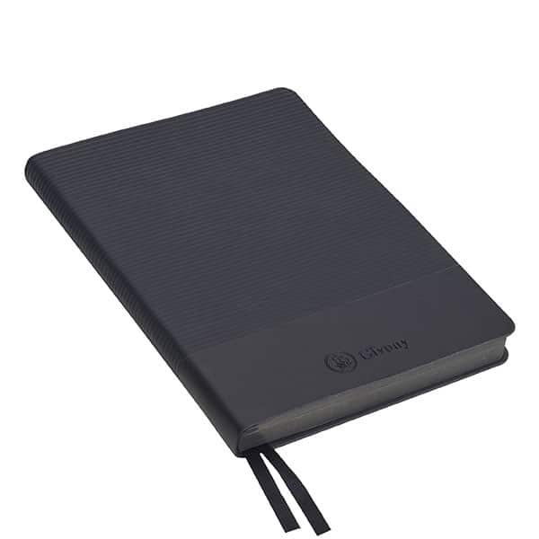 מחברת עסקים אפורה