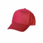 כובעים ממותגים - כובע מצחיה 5 פאנל אדום