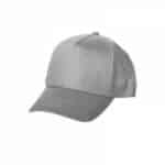 כובעים ממותגים - כובע מצחיה 5 פאנל אפור