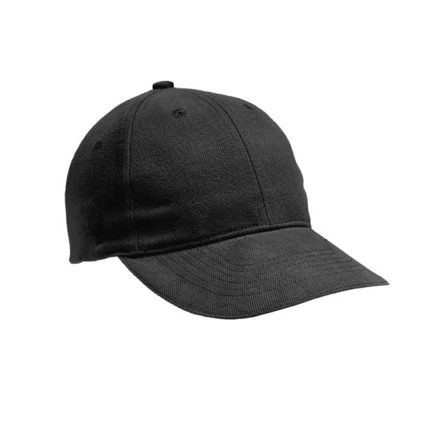 כובעים ממותגים - כובע מצחיה כותנה שחור