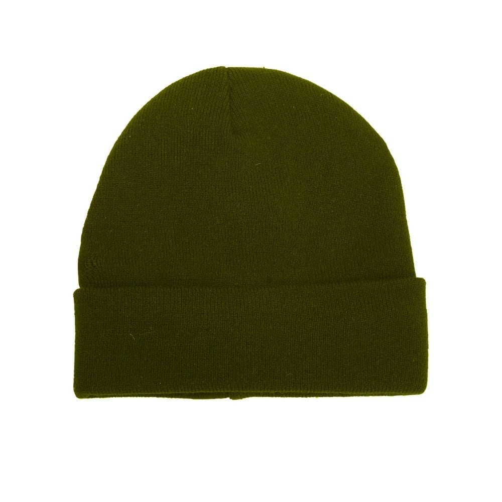 כובע גרב דו שכבתי ירוק זית