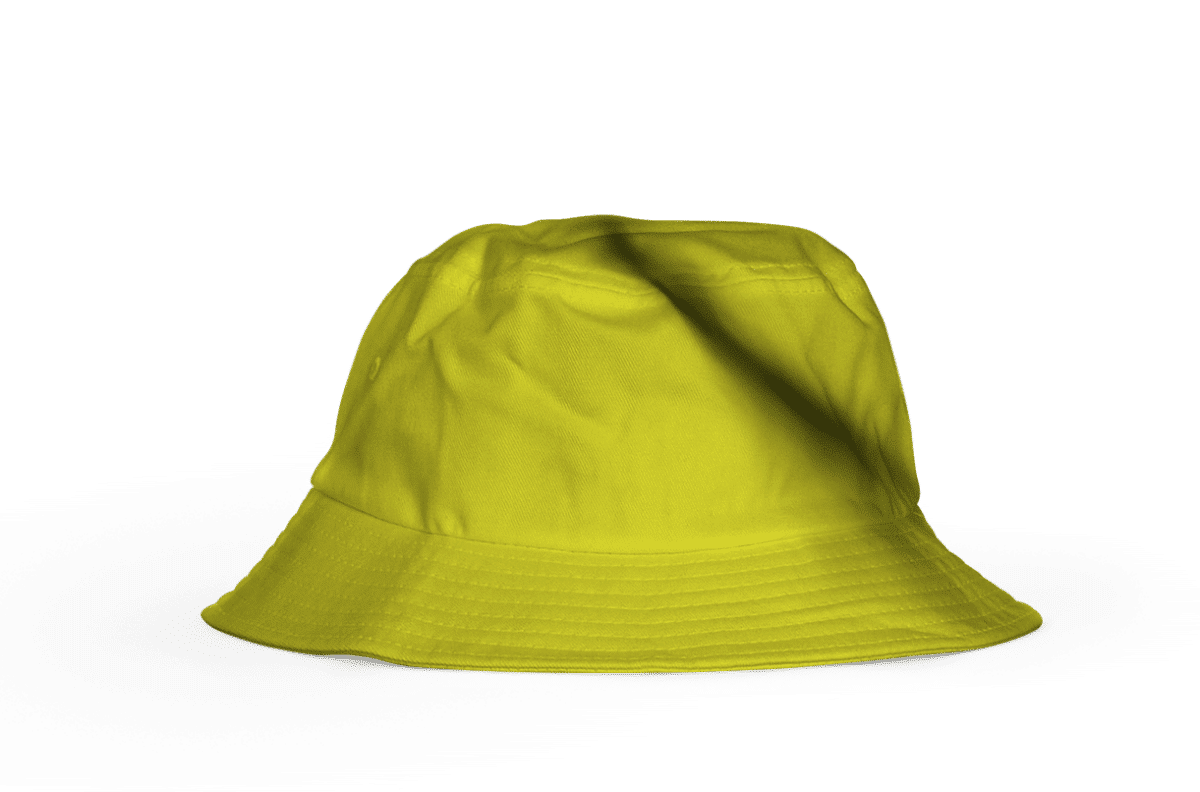 כובעים ממותגים - כובע פטריה צהוב