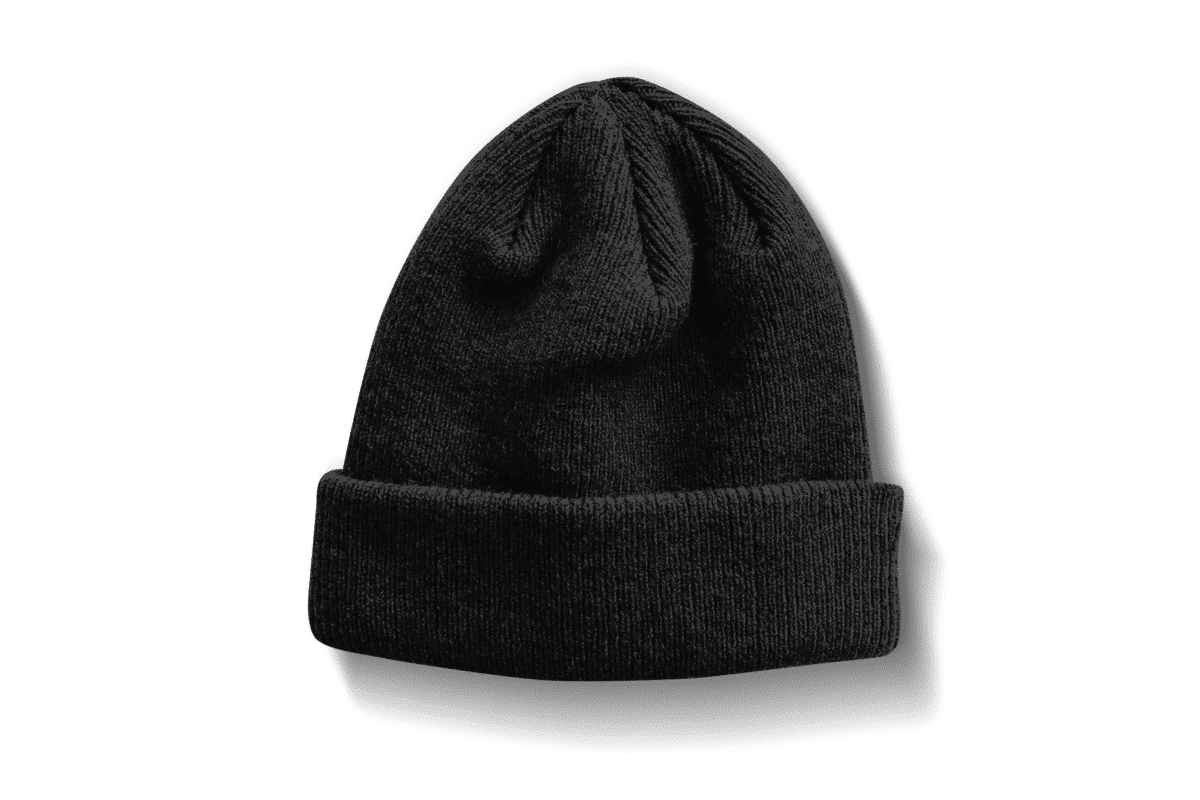 כובע צמר שחור