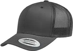 Flexfit- כובע עם רשת אחורית אפור