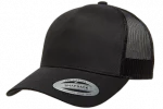 Flexfit- כובע עם רשת אחורית שחור