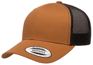 Flexfit- כובע עם רשת אחורית חום